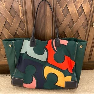 Limited edition Tory Burch Tote Green